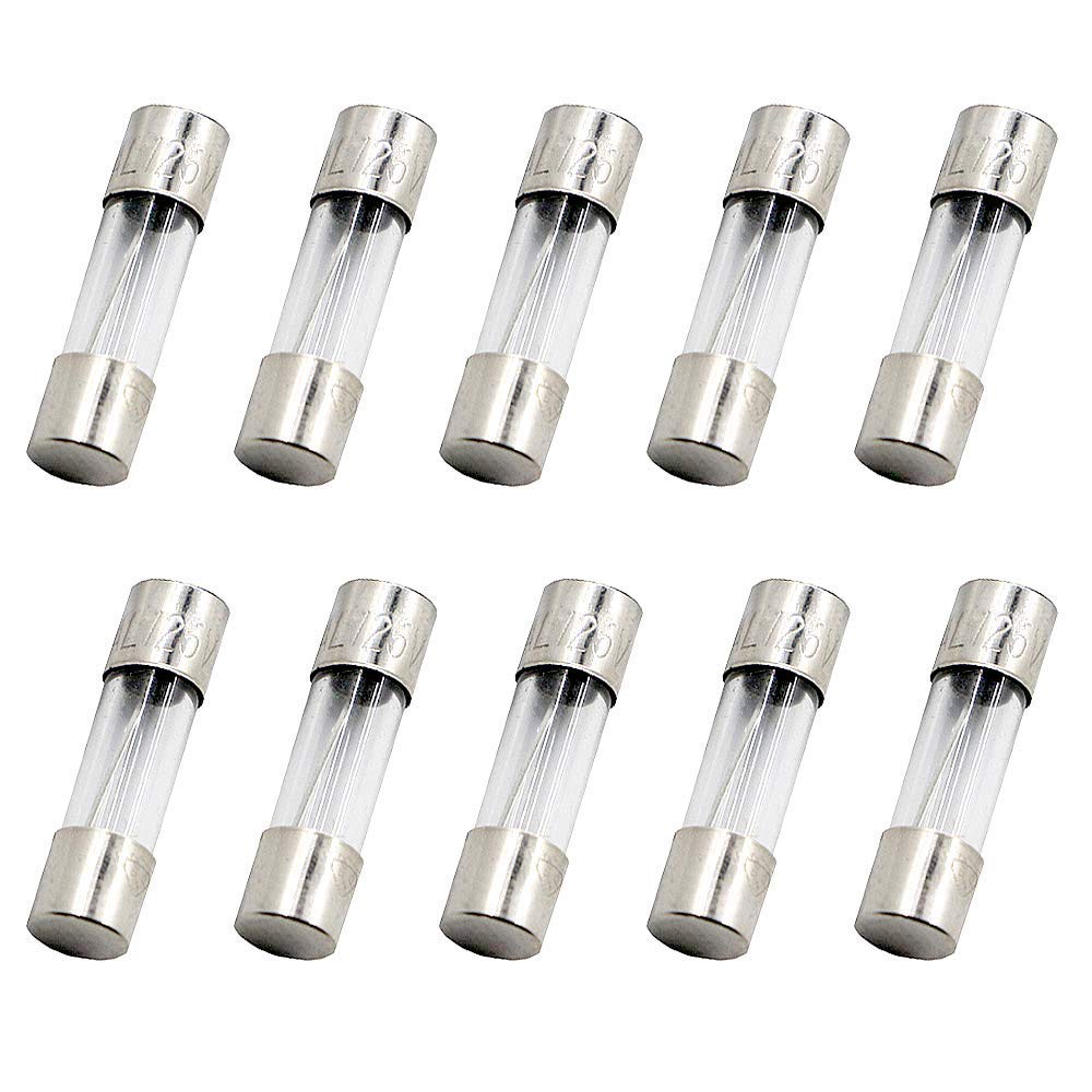 Fuse 10A - 5mm X 20mm Fast Blow Glass Fuse - Pack of 20