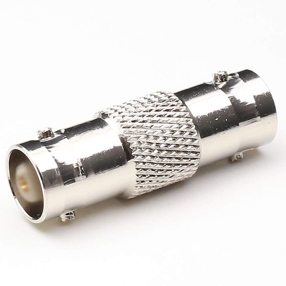 BNC Female to BNC Female Connector Adapter for CCTV Camera - Pack of 2
