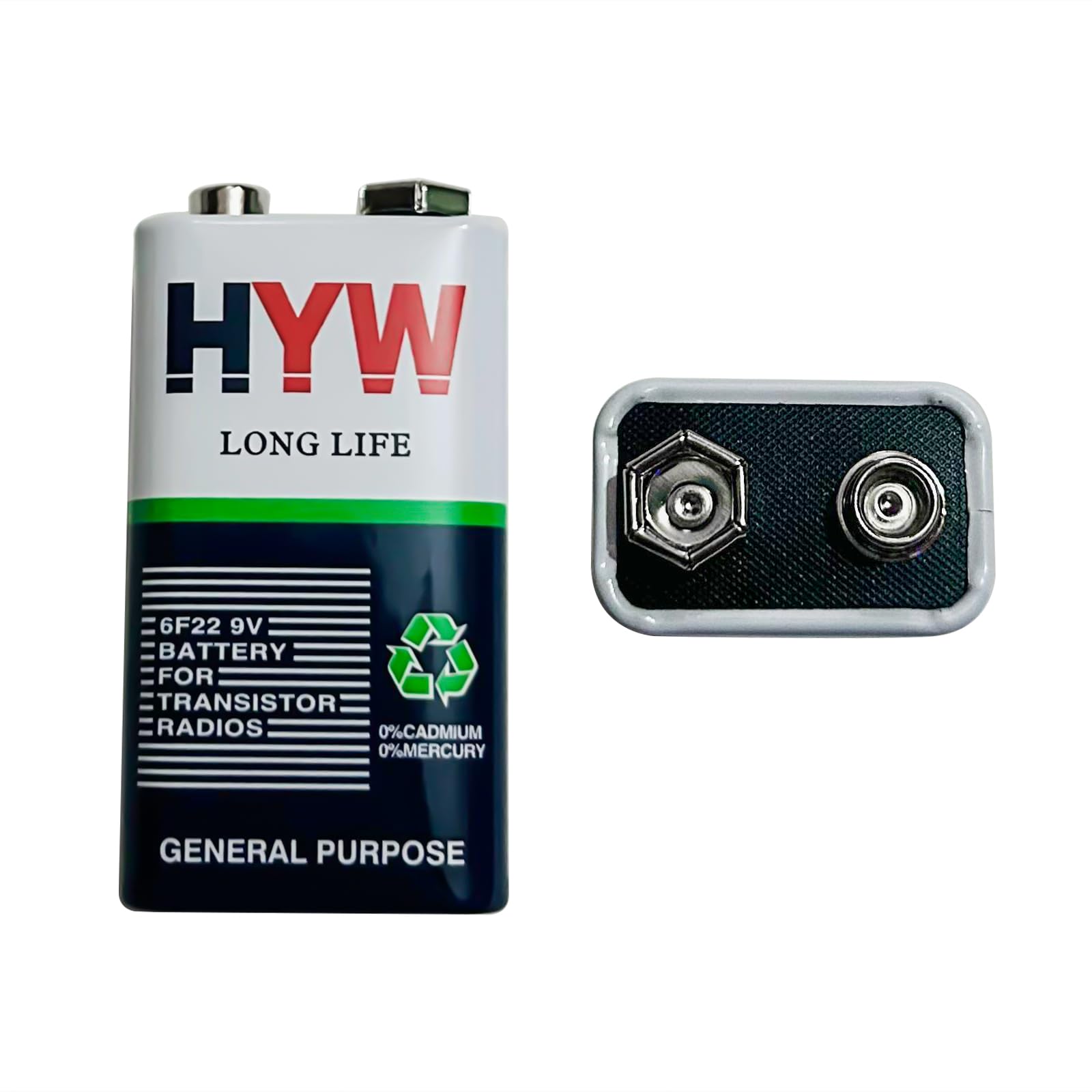 Vincentvolt General Purpose 9 Volts Battery for Transistor Radio (2)