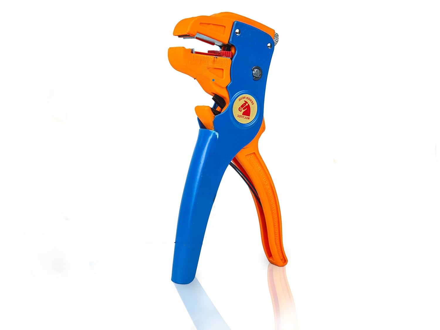 MULTITEC MT-02 Dx – Multifunction Copper Wire Stripper and Cutter | Ergonomic Grip | Strips 0.5mm² - 6mm² Solid Copper Wires | Electrical Maintenance Tool | Smooth Operation | Lightweight – 400g