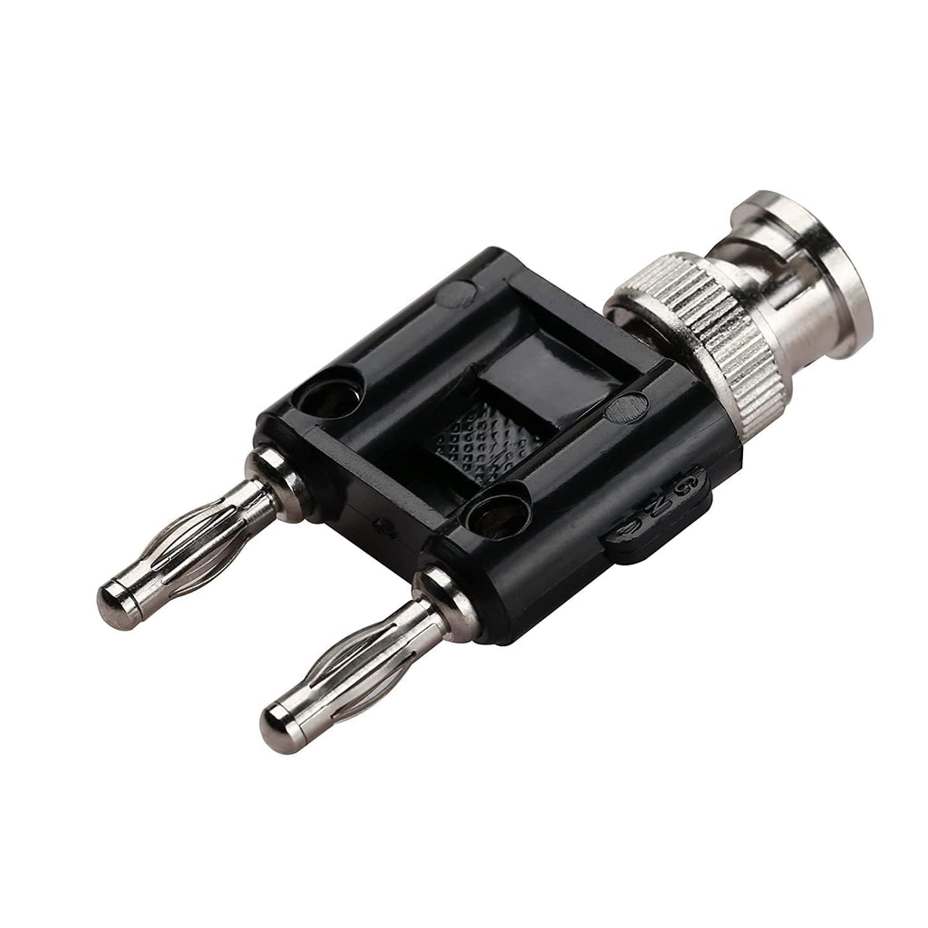 [ 20 Pieces ] Gold Plated Banana Audio Connector ; 4mm Audio Speaker Wire Cable Screw Banana Plug Connector Adapter Red 10 Pieces, Black 10 Pieces