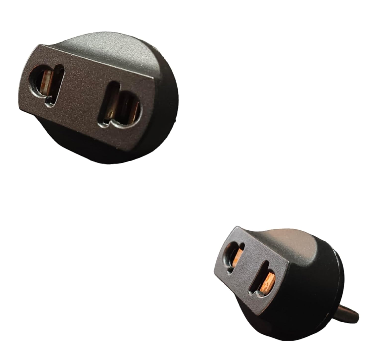 [ 2 Pieces ] US to EU Plug ; EU Male to USA Female Connector Plug, Plug Converter, EU Travel Adaptor, EU Plug Converter