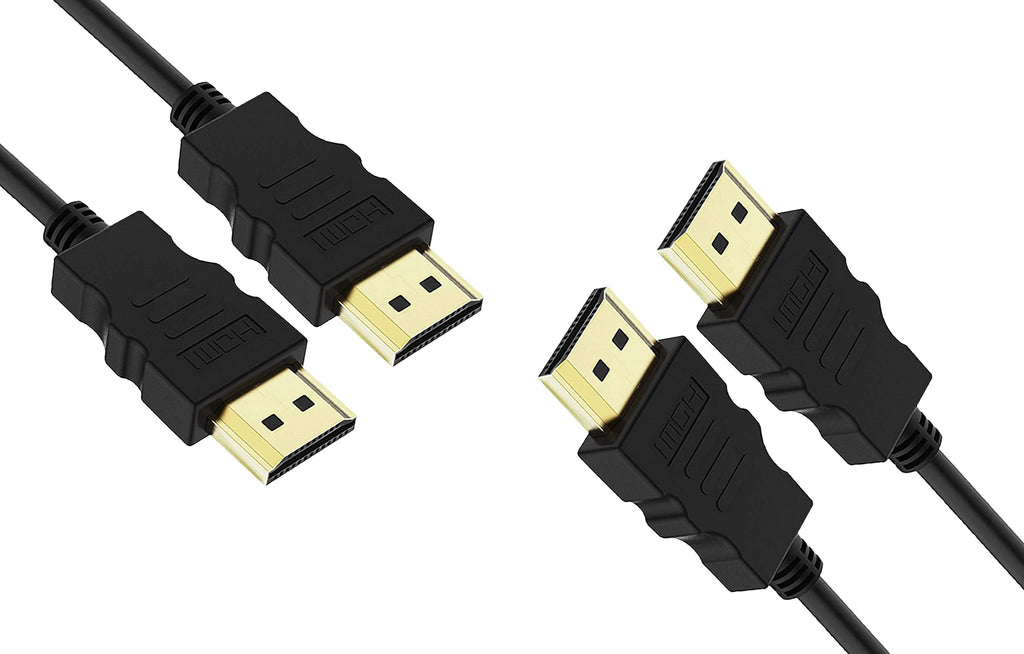 [ 1 Piece ] Round Adaptor HDMI Short Cable - 0.47 Meter / 47 CM Small Length High Speed HDMI Cable - Ultra HD 4k x 2k HDMI Cable - HDMI M/M - 47cm HDMI 1.4 Cable