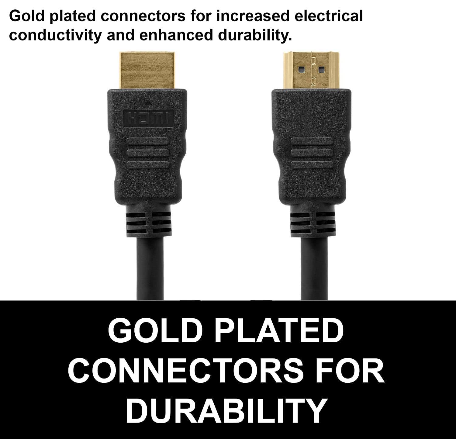 [ 1 Piece ] Round Adaptor HDMI Short Cable - 0.47 Meter / 47 CM Small Length High Speed HDMI Cable - Ultra HD 4k x 2k HDMI Cable - HDMI M/M - 47cm HDMI 1.4 Cable