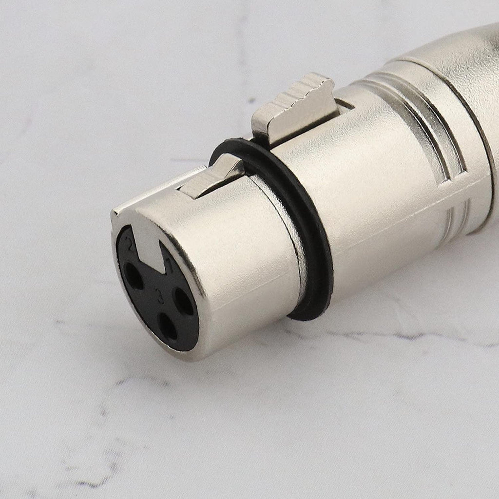 [ 1 Piece ] XLR Male to RCA Male Adapter, Male RCA to XLR Male Adapter XLR to RCA Converter with Microphone Connector Gender Changer Audio Coupler Connector