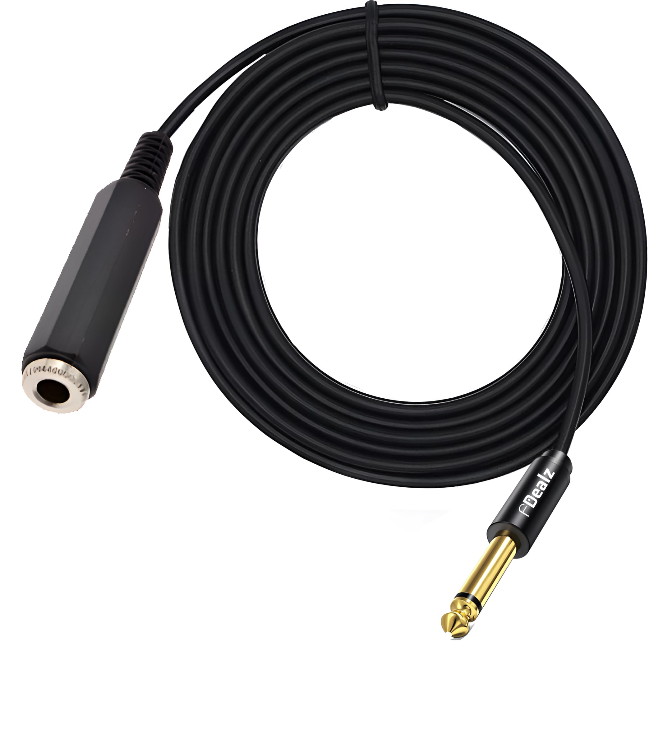 [ 150 CM ] 6.35 Stereo Male to 6.35 Female Cable 1.5 Meter, 1/4 Inch Male to Female Stereo Extension Cable Gold Plated Quarter inch Headphone Extension Cable
