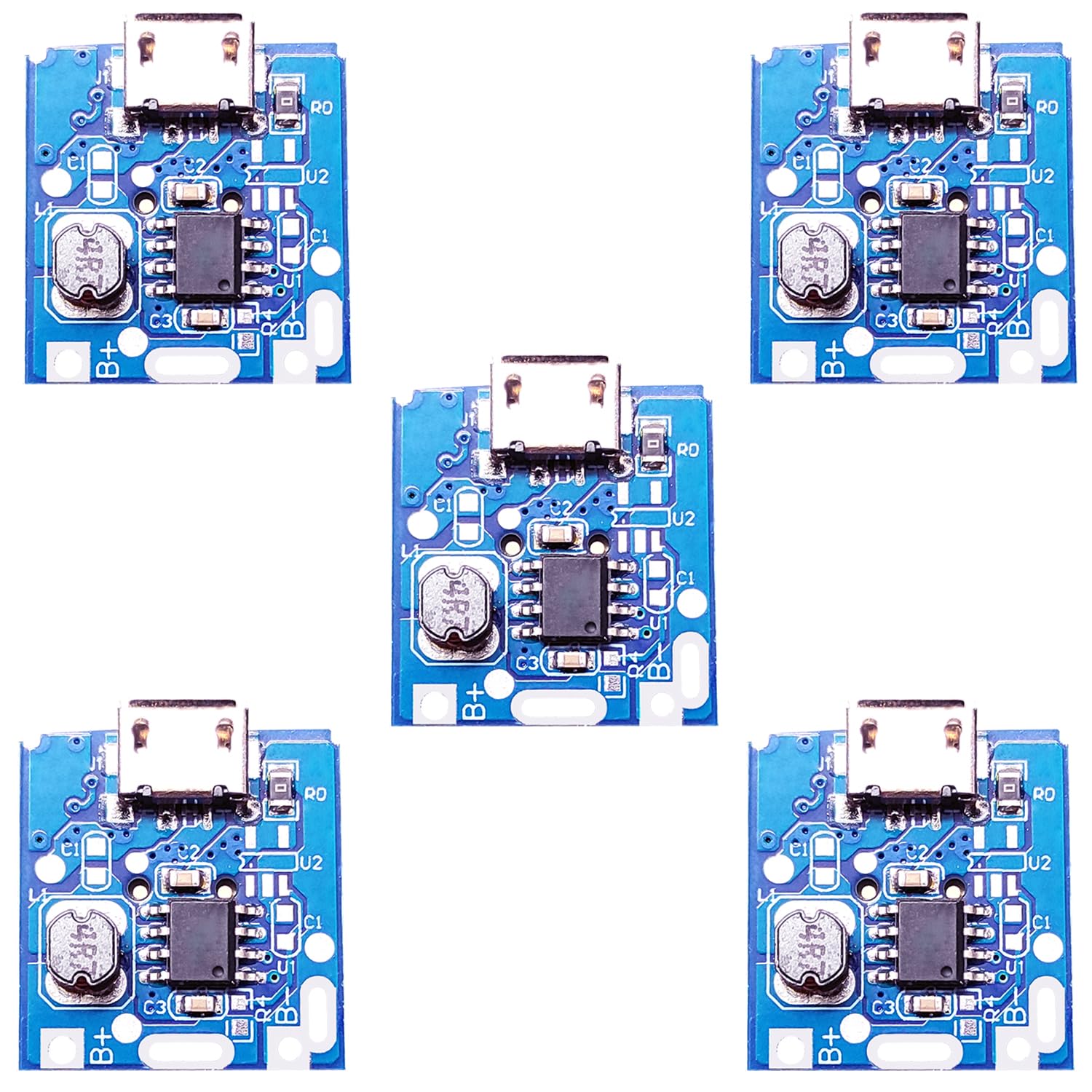 5PCS 3S 20A Cell BMS 12V Battery Protection Module Board for Lithium-Ion Batteries - Comprehensive Management and Safety for DIY Projects