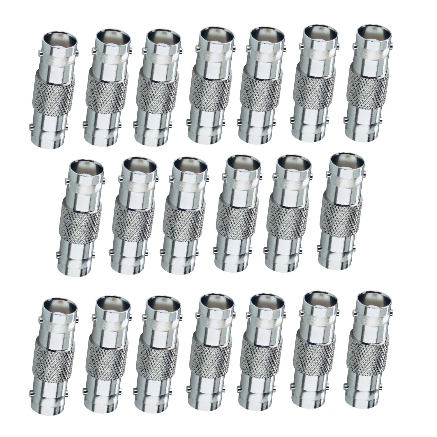 BNC Female to BNC Female Connector couplers Adapter Connector for Camera CCTV (Pack of 5)