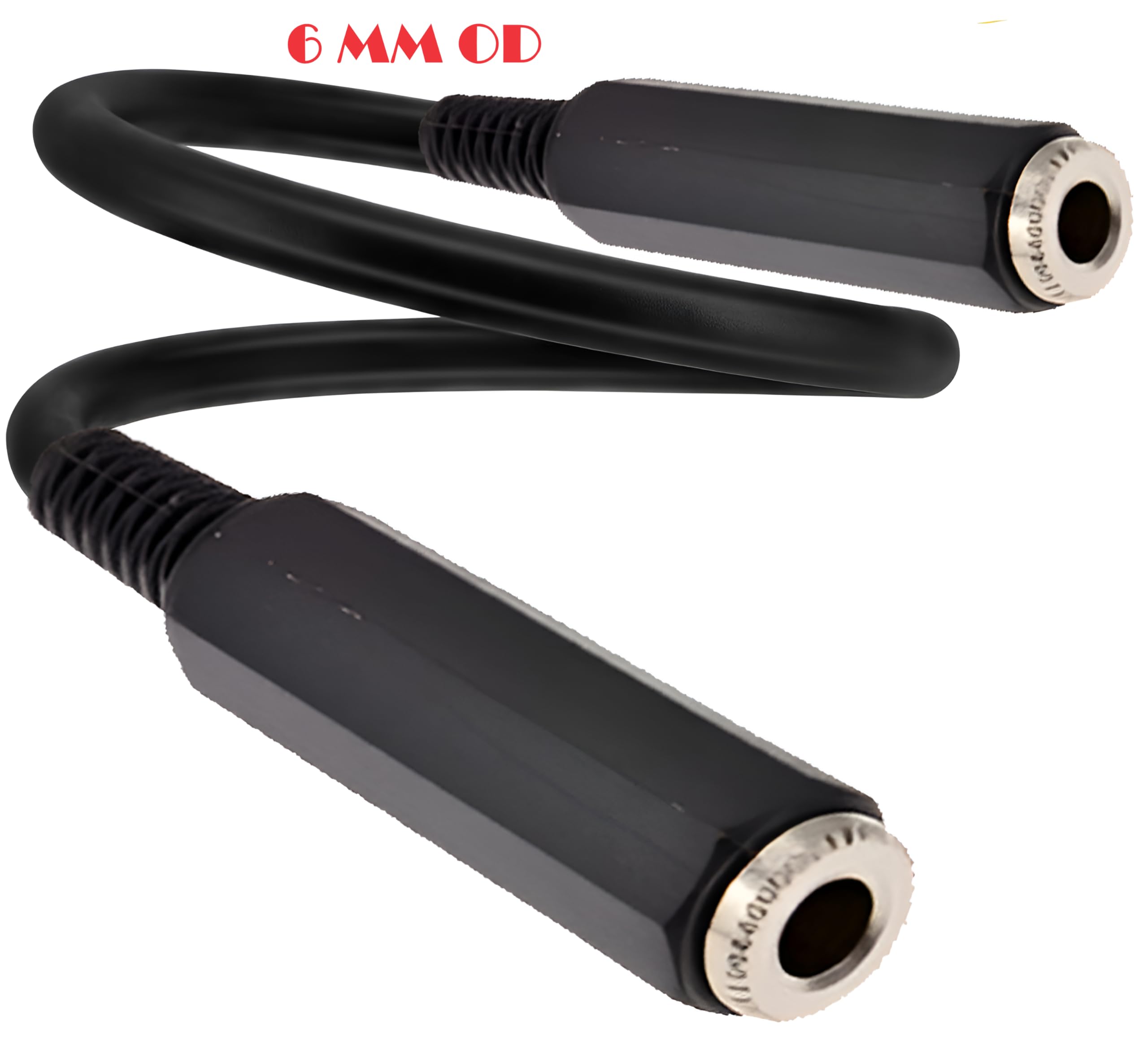 [ 1.5 Meter ] Mono 6.35 Male to 6.35 Female Cable 150CM, 1/4" to 1/4" TS Male to Female Cable, 6.35mm Mono Male to 6.35mm Mono Female Audio Cable for Amplifier, Speaker, Guitar