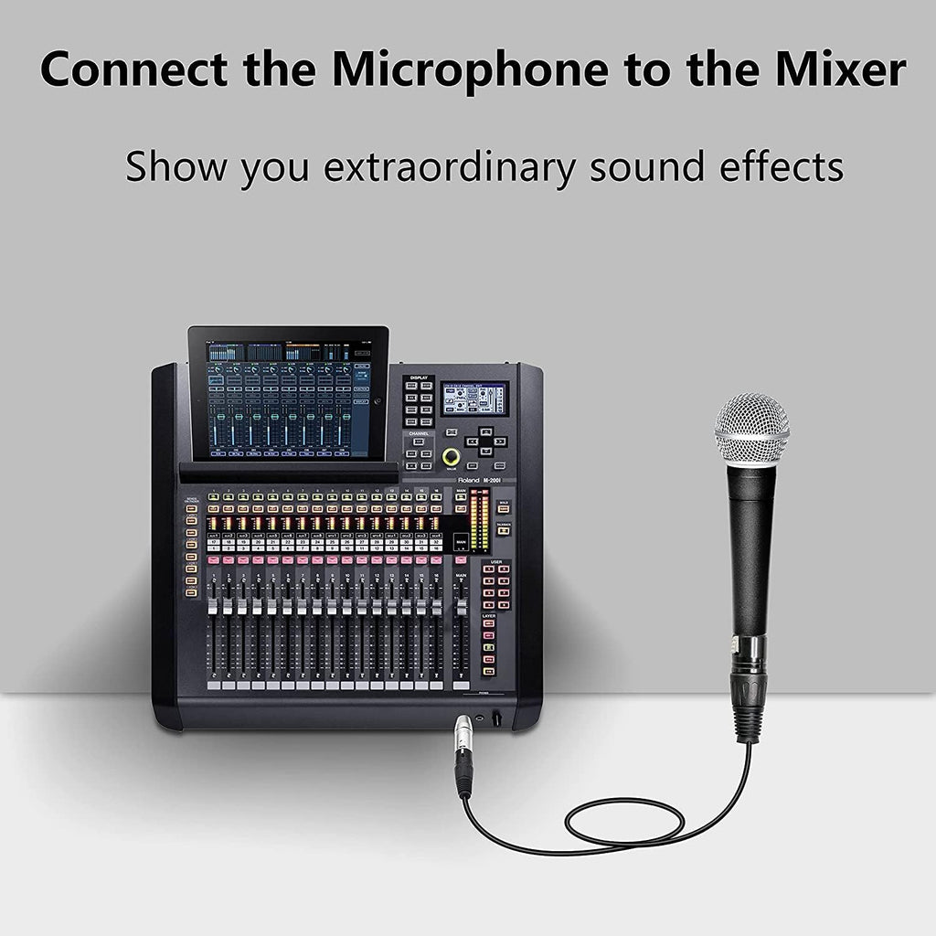 [ 1 Piece ] XLR Male to RCA Male Adapter, Male RCA to XLR Male Adapter XLR to RCA Converter with Microphone Connector Gender Changer Audio Coupler Connector