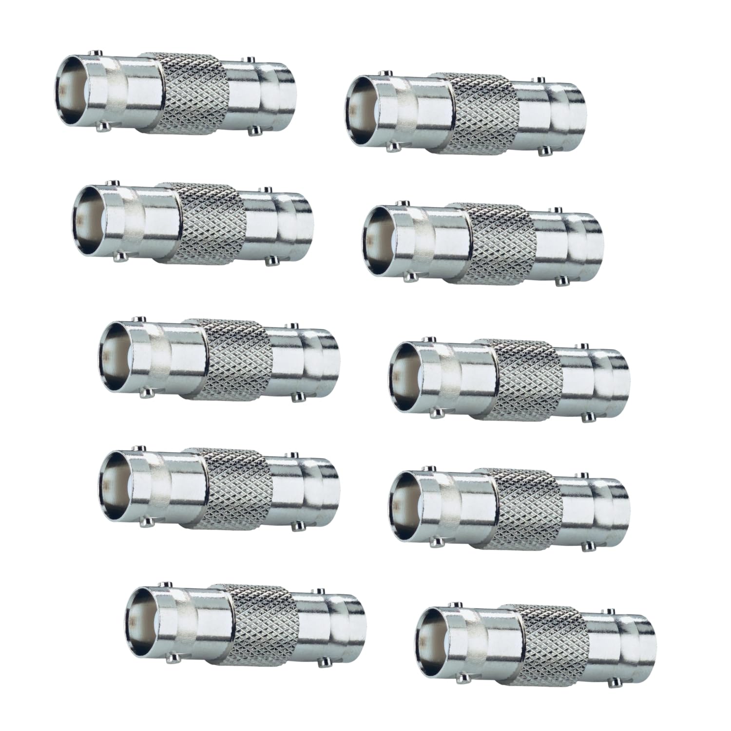 BNC Female to BNC Female Connector couplers Adapter Connector for Camera CCTV (Pack of 5)