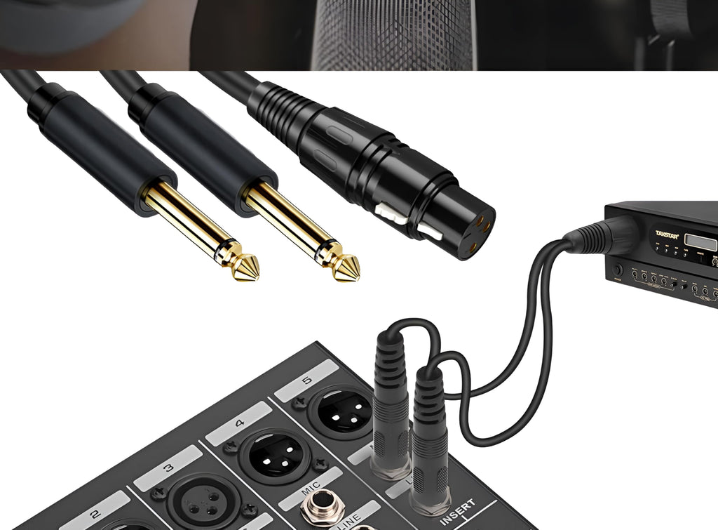 [ 1 Piece ] Xlr Female Jack To Rca Female Adapter Audio Microphone Mic Connector Xlr To Rca Converter Adapter Mic Extension Adapter Gender Changer Coupler, Silver