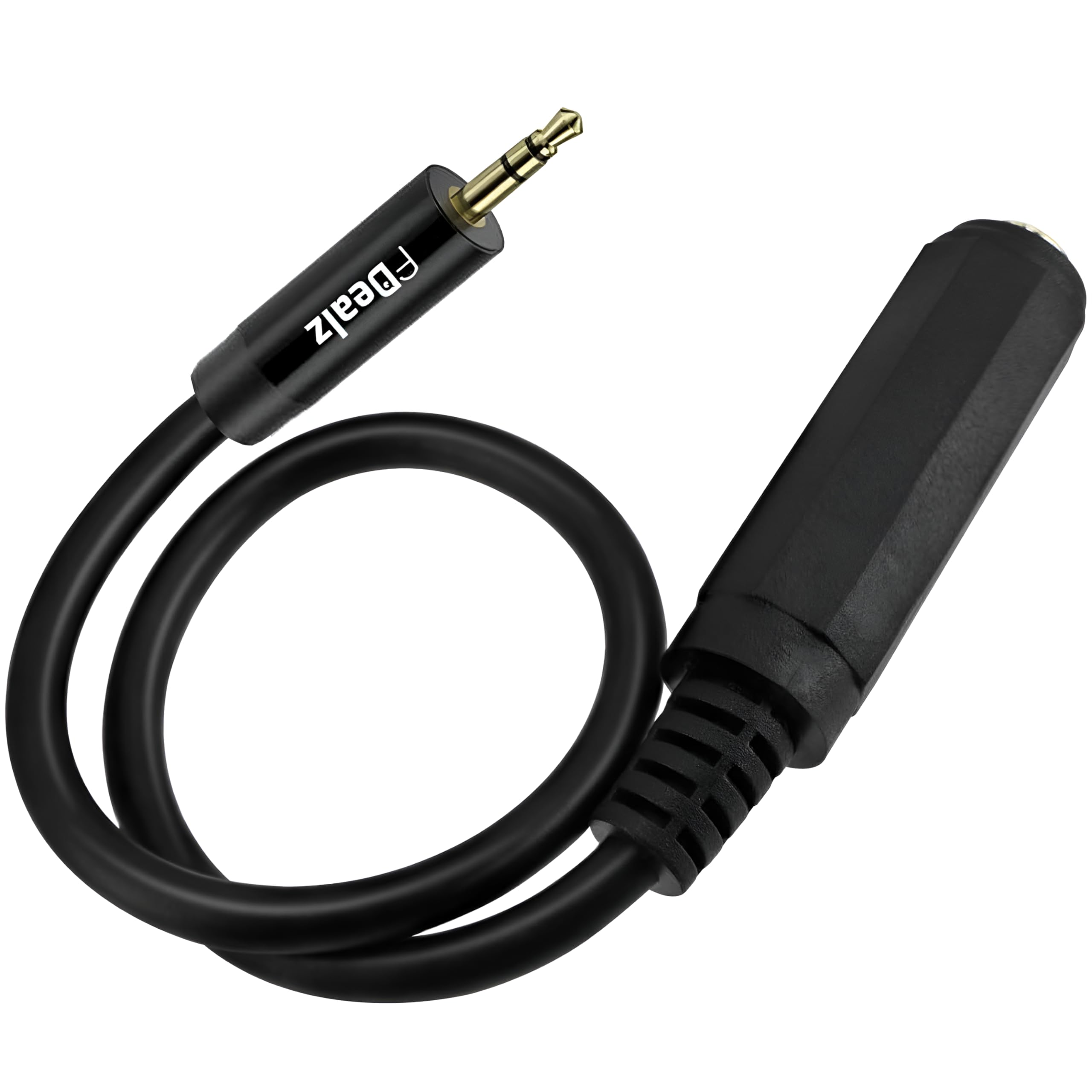 [ 150 CM ] 6.35 Stereo Male to 6.35 Female Cable 1.5 Meter, 1/4 Inch Male to Female Stereo Extension Cable Gold Plated Quarter inch Headphone Extension Cable