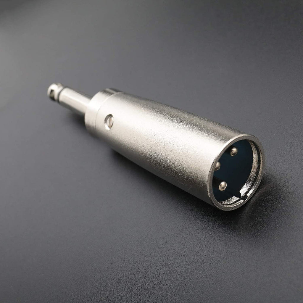 [ 5 Pieces ] 6.35mm Female to Female Audio Connector, 1/4 Inch TRS/TS Coupler Jack Stereo Adapter Joiner, 6.35 mm Female Joiner, F/F