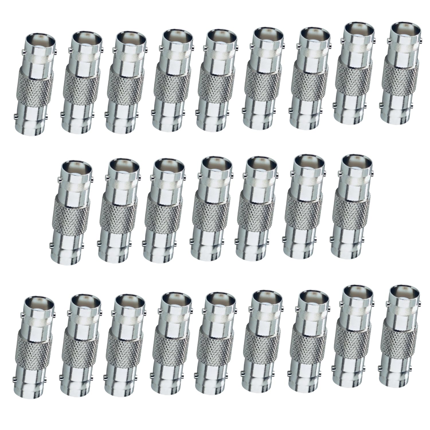 BNC Female to BNC Female Connector couplers Adapter Connector for Camera CCTV (Pack of 5)
